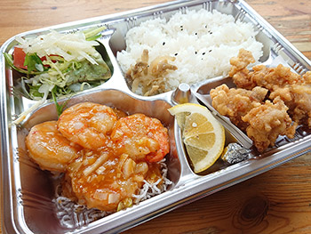 エビチリ弁当