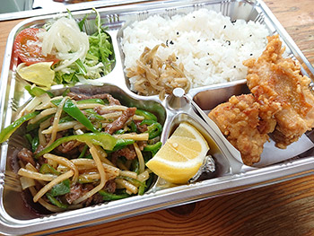 牛ピーマン弁当